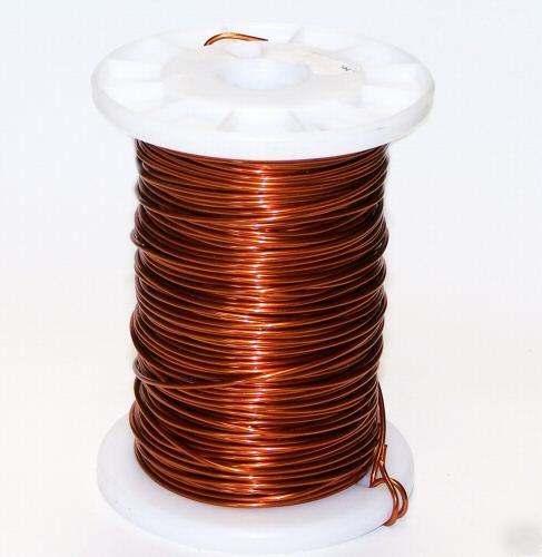 2000' spool of 28 awg magnet wire turning / winding