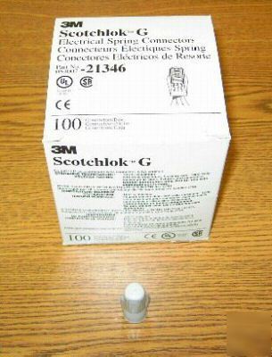 3M scotchlok g electrical spring connector box of 100