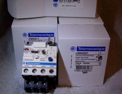 (4) telemecanique thermal overload relay 1.2-1.8A 
