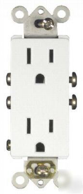 (50) decorative decora duplex outlet plug receptacle
