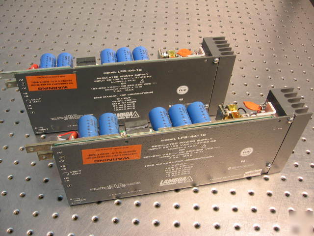 G34217 two lambda lfs-44-12 regulated power supplies