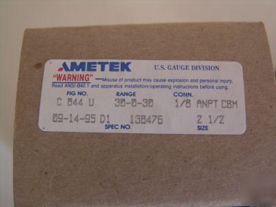 New amtek pressure gauge 2 1/2