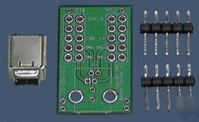 Prototyping/experimental kit w/ieee 1394 4 pin firewire
