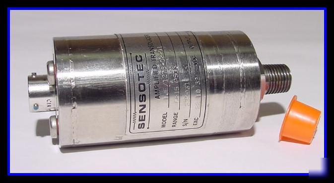 Sensotec amplified tje pressure transducer 0-15 psig
