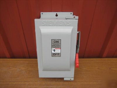Siemens HF362J safety switch 60 amp type 3R fusible a