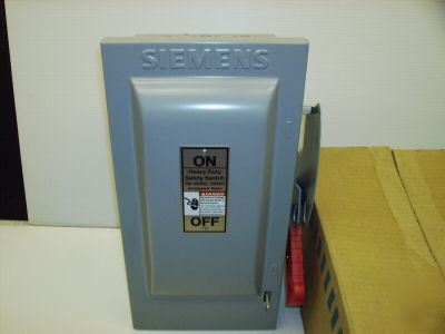 Siemens safety switch disconnect HF361 30 amp fuse 