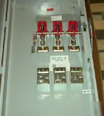 Thomas and betts H325-tb safety switch 400 amps obo