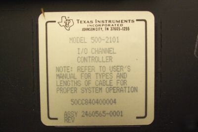 Ti texas instruments i/o channel controller 500-2101