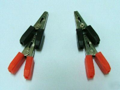 50 pairs alligator clip for jumper cable w/plastic foot