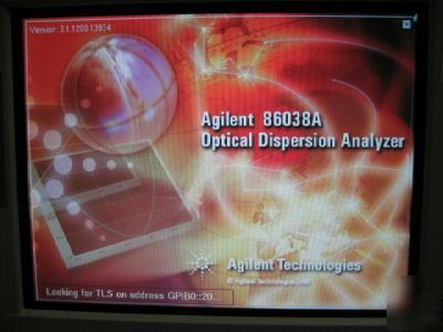 Agilent 86038A optical dispersion analyzerÂ  