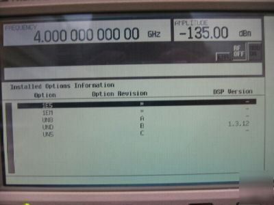 Agilent/hp E4433B signal generator