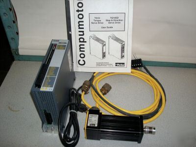 Compumotor TQ10 servo drive w/ motor