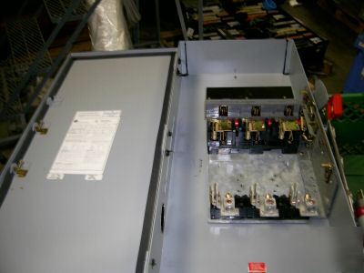 Ge 200 amp 600 volt fused disconnect switch nema 1,5,12