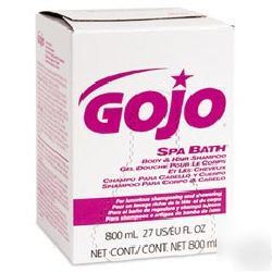 GojoÂ® spa bathÂ® body & hair shampoo refill goj 9152-12 