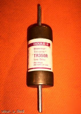 Gould shawmut tr-350-r tri-onic fuse TR350R used lnc