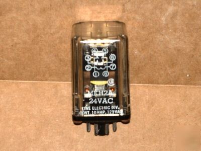 Line electric MKH2A 24VAC relay 10AMP 120VAC