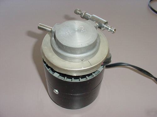 Universal electric co. motor with vacuum cap