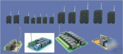 12 to 1 system-12CH rf wireless radio remote & receiver