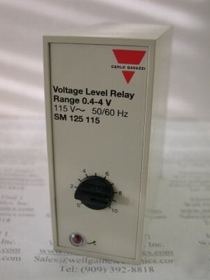 Carlo gavazzi SM125 115 voltage level relay 0.4-4V spdt
