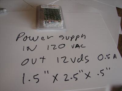 Cnc power supply . 12 vdc 0.5 a . 