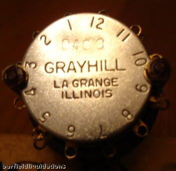 Grayhill rotary switch 44HY232352 112895-24