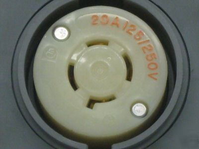 Hubbell twist lock receptacle HBL2410SR2 4CT86