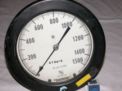 Ashcroft stainless 0-1500 psi pressure gauge 5.5 