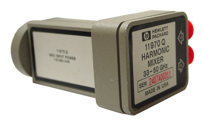 Hp 11970Q waveguide harmonic mixer, 33 ghz to 50 ghz