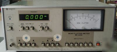 Meguro mk-668E wow flutter meter. input 90V- 253V.