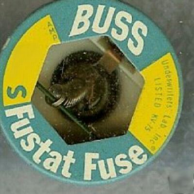 New bussmann S1-8/10 1-8/10 amp delay fuse fustat buss