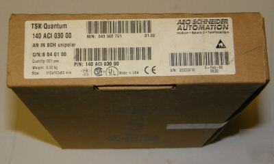 New schneider automation modicon 140 aci 030 00 in box