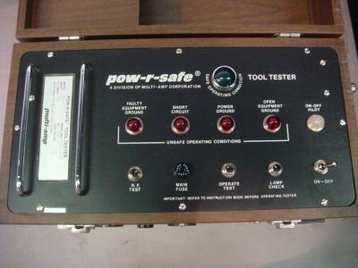 Pow-r-safe b-2500 multi-amp tool tester