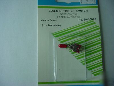 Sub mini toggle switch spdt ( qty 2 ea)