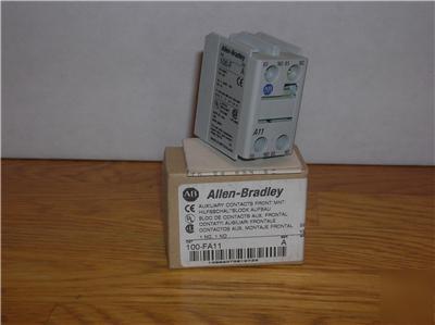 Allen bradley 100-FA11 100FA11 auxiliary contact block
