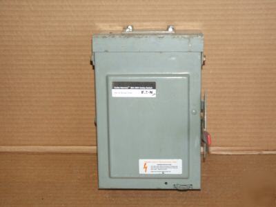 Eaton cutler hammer safety switch electric 30 amps 
