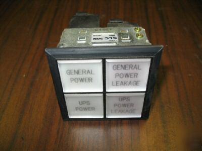 Idec slc 30N 4 light anunnciator pilot light cluster