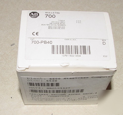 New allen bradley bulletin 700 adder block 700-PB40