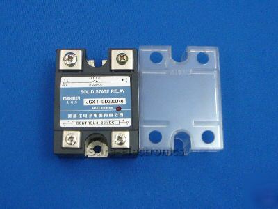 Solid state relays ssr 24-220V dc, 40A + heat sink