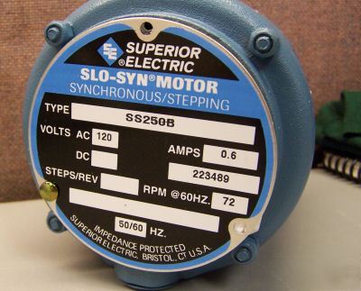 Superior electric synchronous stepping motor SS250B lnc