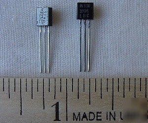 Transistors ~ 2N3904 & 2N3906 ~ npn pnp TO92 transistor