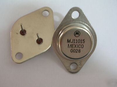 50PCS, MJ11015 hi pwr transistors 200W mot to-3 