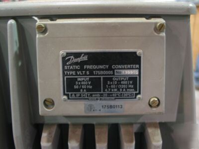 Danfoss static frequency converter