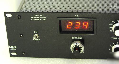 Mks baratron controller type 272 temperature mass flow