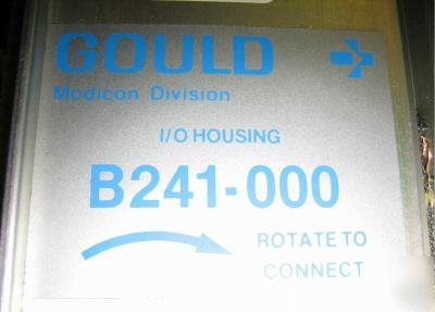 Gould modicon B241-000 i/o housing B241000
