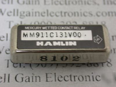Hamlin MM911C131V00 24V spdt mercury wetted reed relay