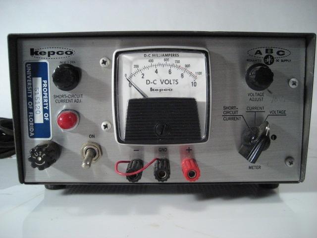 Kepco power supply dc ABC10-0.75 0-10V 0-0.75A