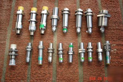 Large lot of proximity and photo-electric sensors clean