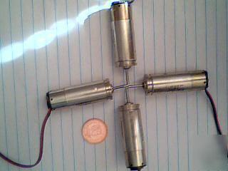 Lot of 4 minimotor dc servo motor's swiss made