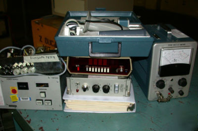 Lot of miscellaneous test equipment
