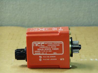 Ncc timer T1K-2-461 S1K-2-461 120VAC 